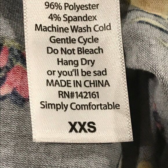 LuLaRoe Irma Tunic Floral Top - Picture 5 of 7